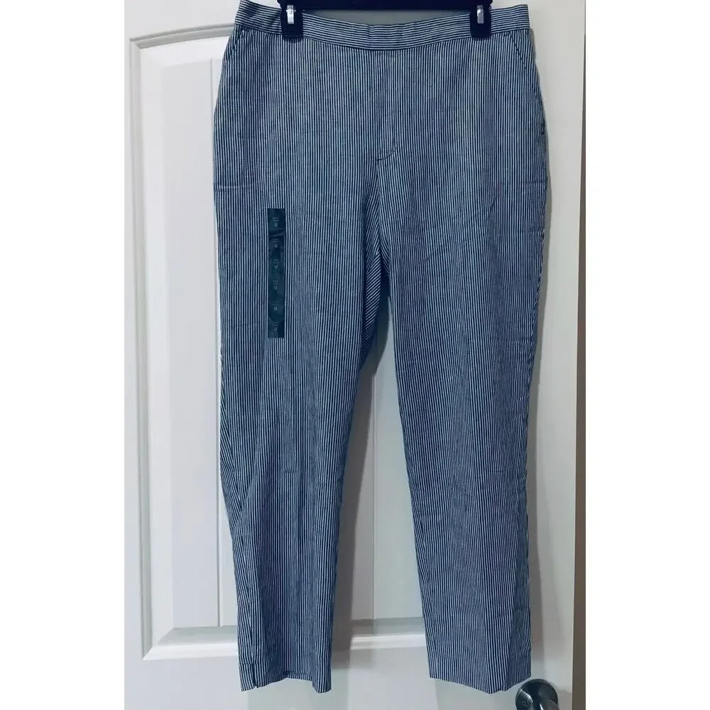 NWT❤️Banana Republic Hayden Striped pant sz12